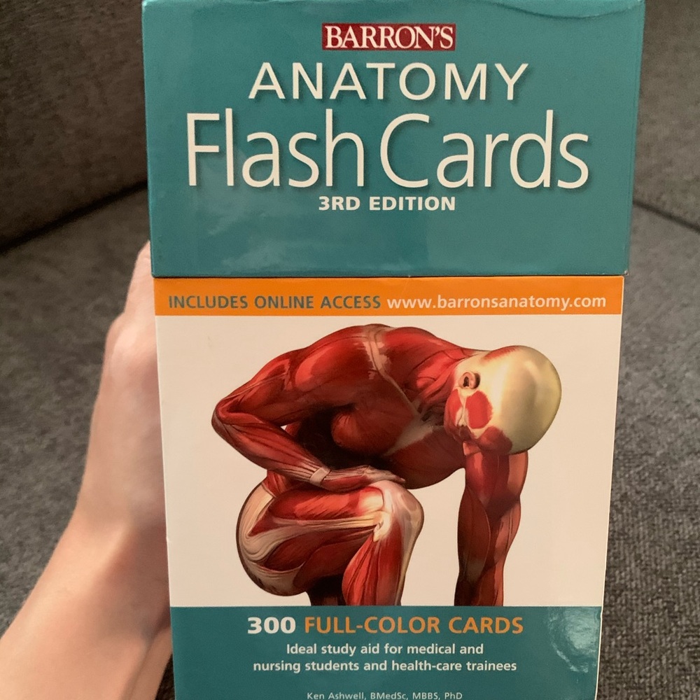 Anatomy flash cards